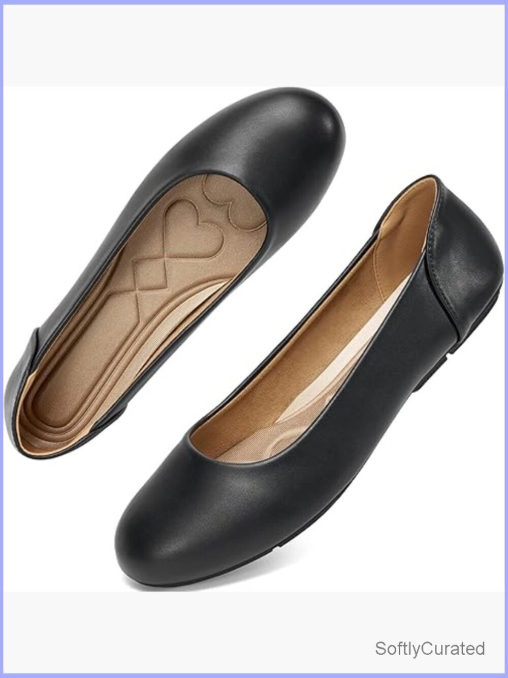 Professional Women's Flats with Cushioned Insoles for All-Day Office Comfort